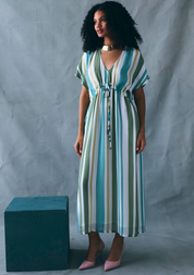 Gathered Maxi Dress