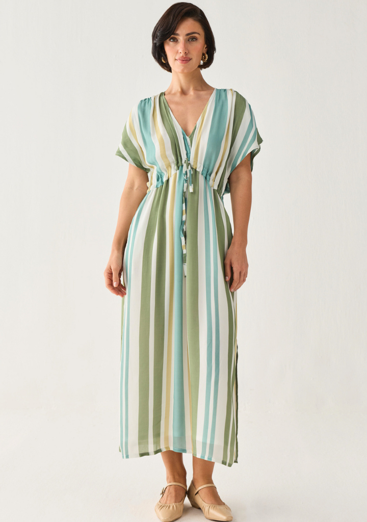 Gathered Maxi Dress
