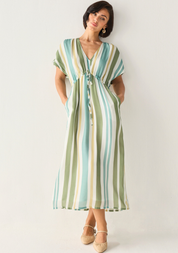 Gathered Maxi Dress