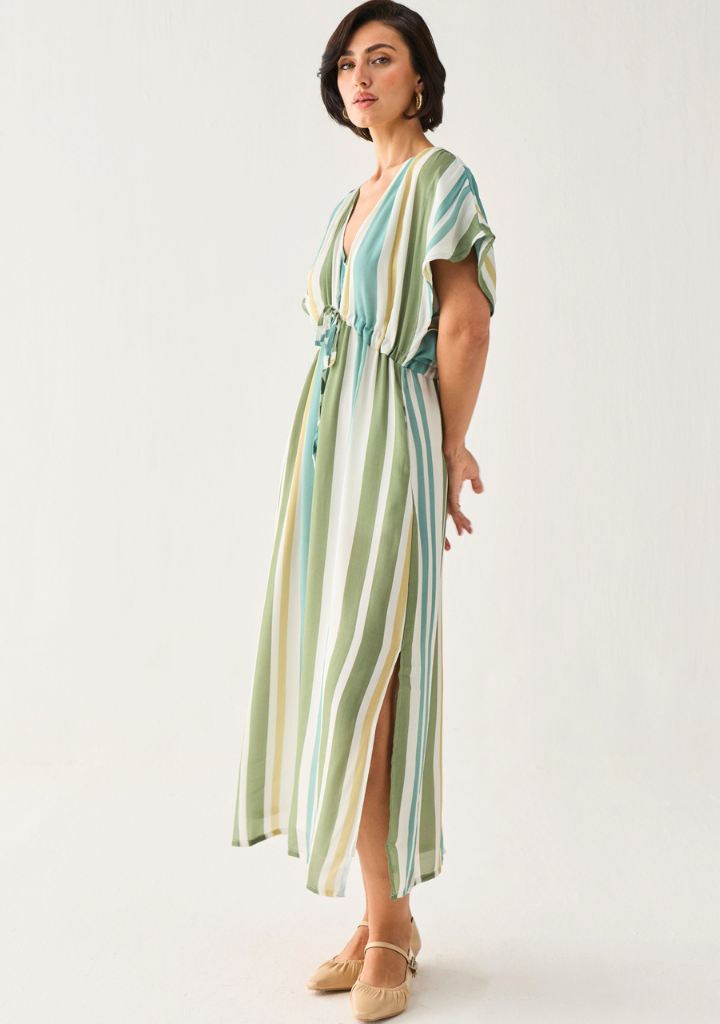 Gathered Maxi Dress