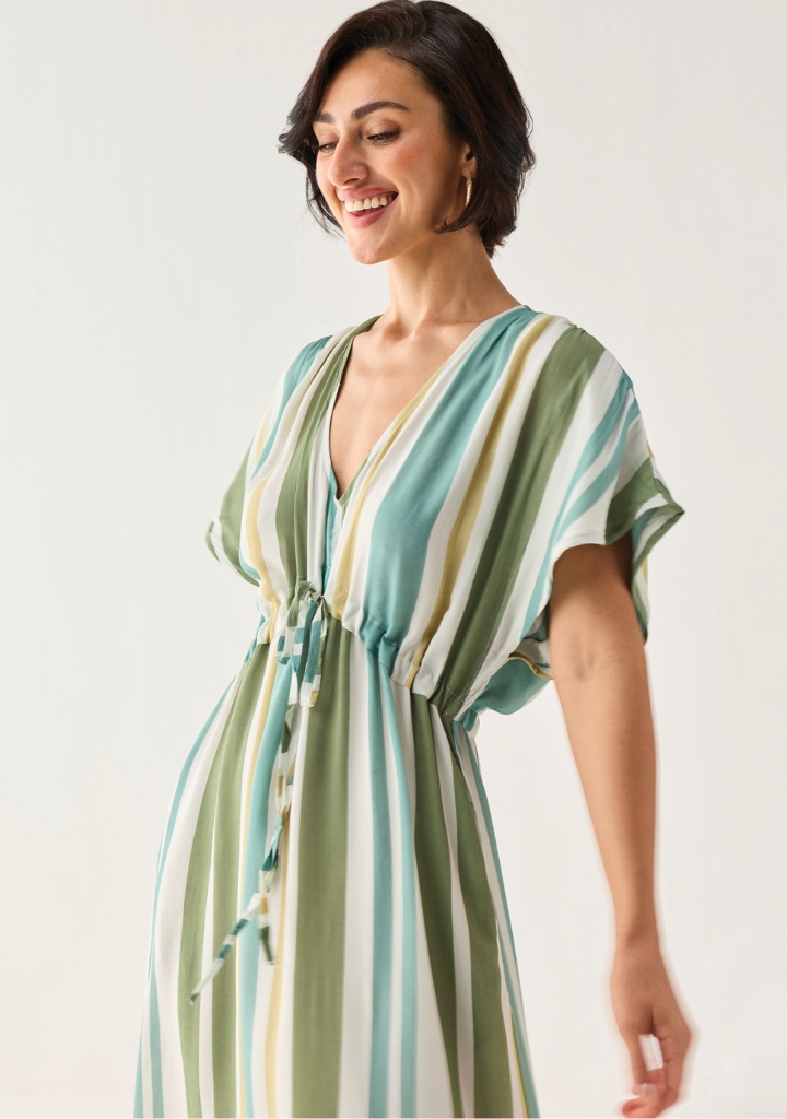 Gathered Maxi Dress