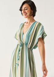 Gathered Maxi Dress