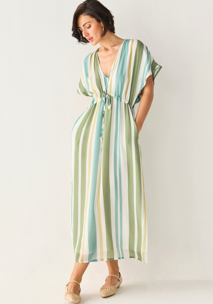 Gathered Maxi Dress