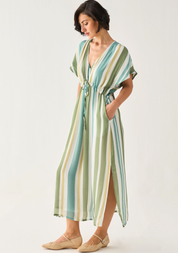 Gathered Maxi Dress