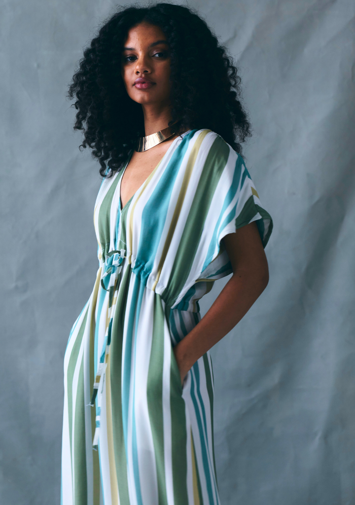 Gathered Maxi Dress