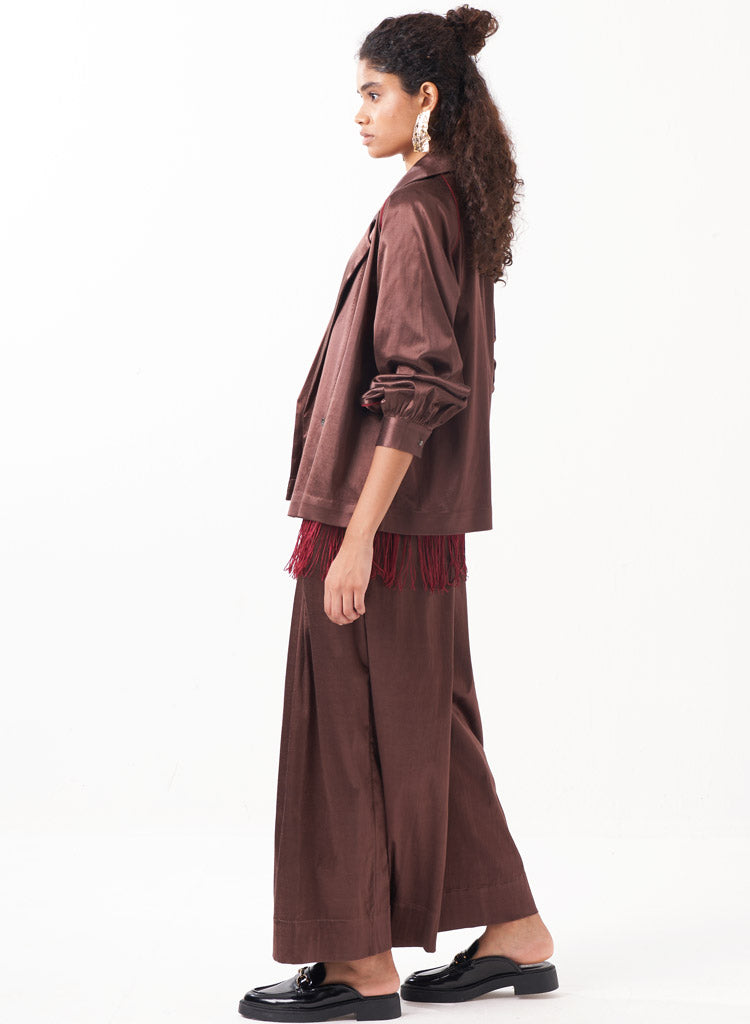 Gathered Sleeve Jacket