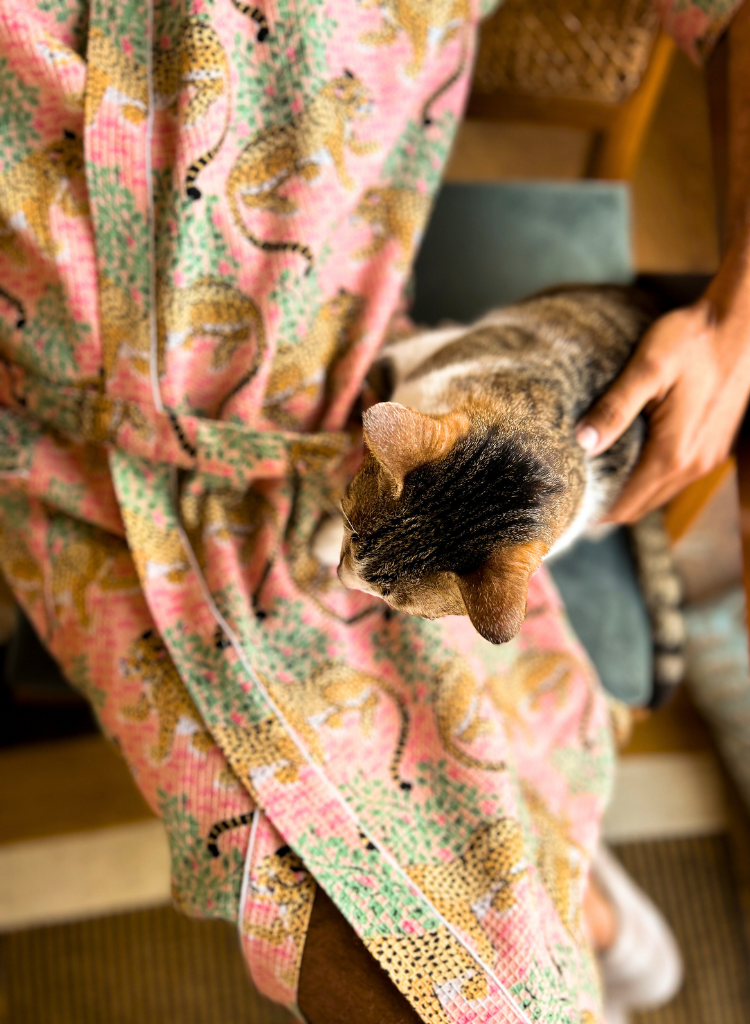 Gentle Leopard Bath Robe