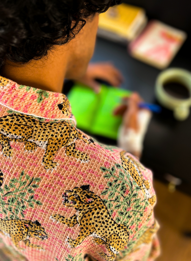 Gentle Leopard Bath Robe