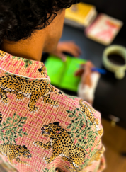Gentle Leopard Bath Robe