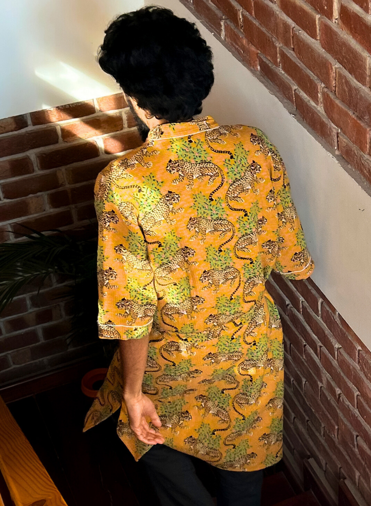 Gentle Leopard Bath Robe