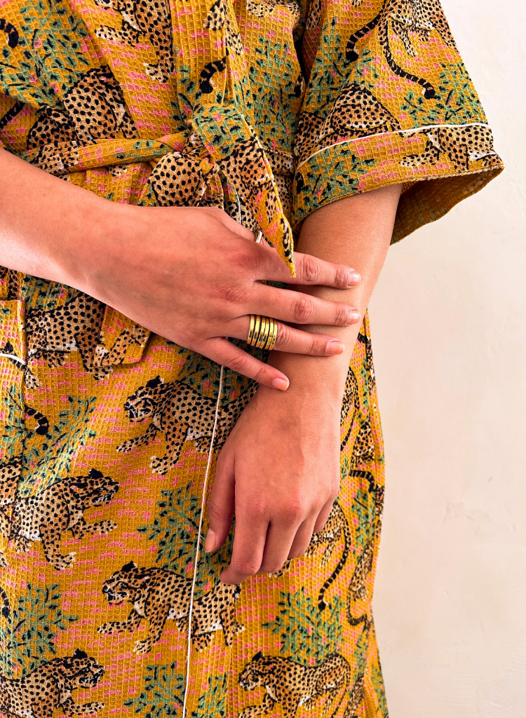 Gentle Leopard Bath Robe