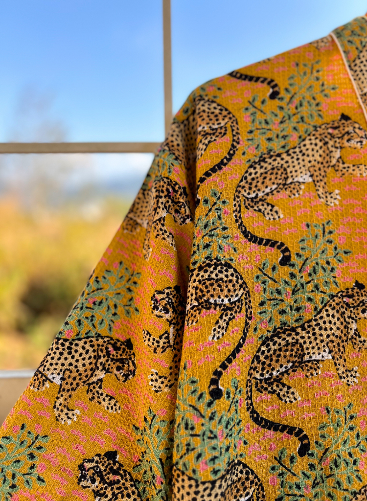 Gentle Leopard Bath Robe