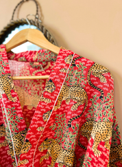Gentle Leopard Bath Robe