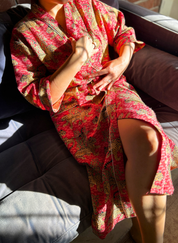 Gentle Leopard Bath Robe