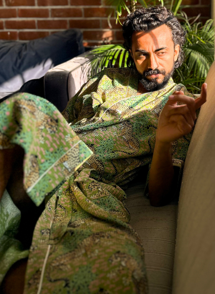 Gentle Leopard Bath Robe