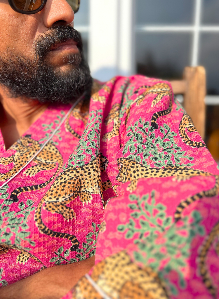 Gentle Leopard Bath Robe