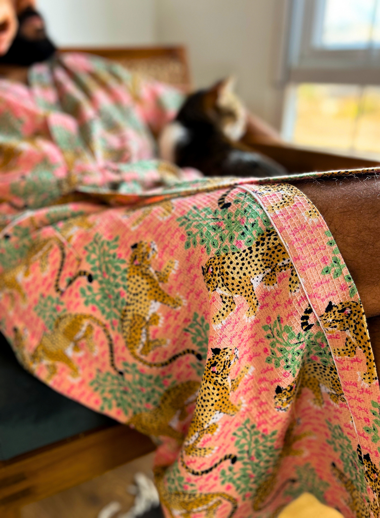 Gentle Leopard Bath Robe