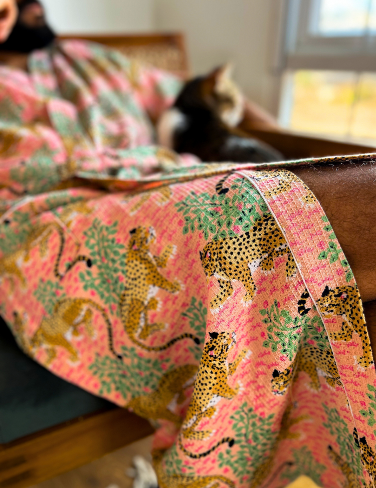 Gentle Leopard Bath Robe