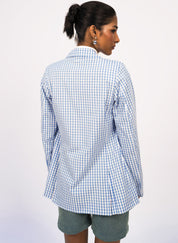 Gingham Blazer