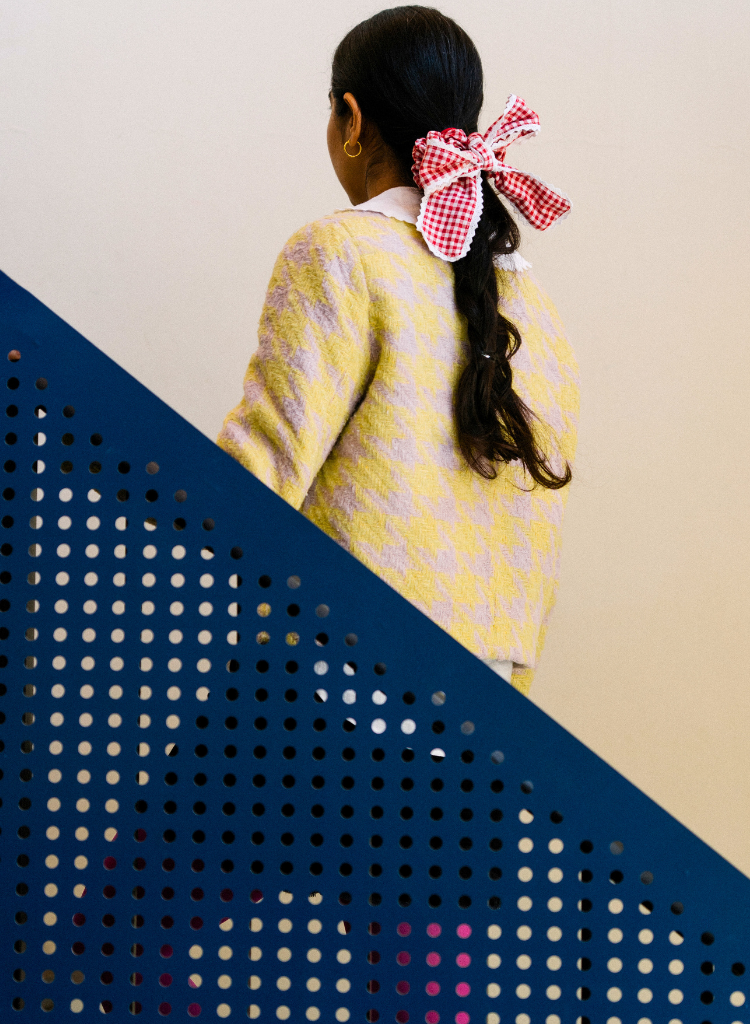 Gingham Bow Cirqlet