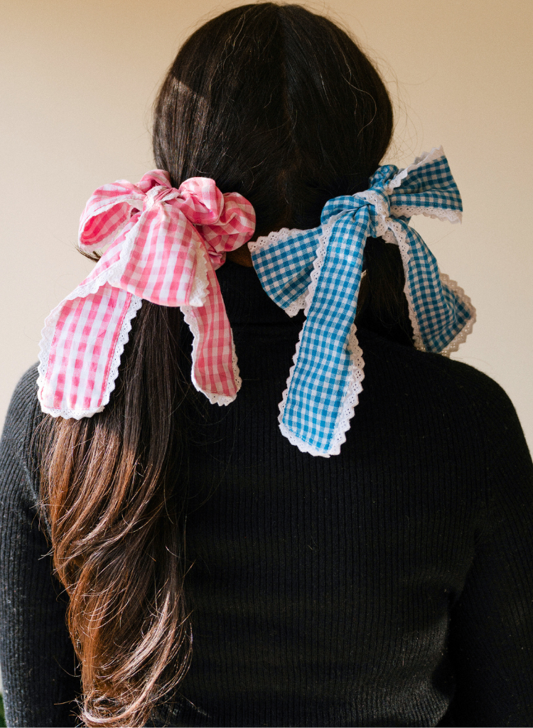 Gingham Bow Cirqlet