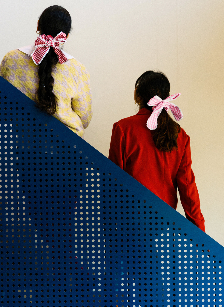 Gingham Bow Cirqlet