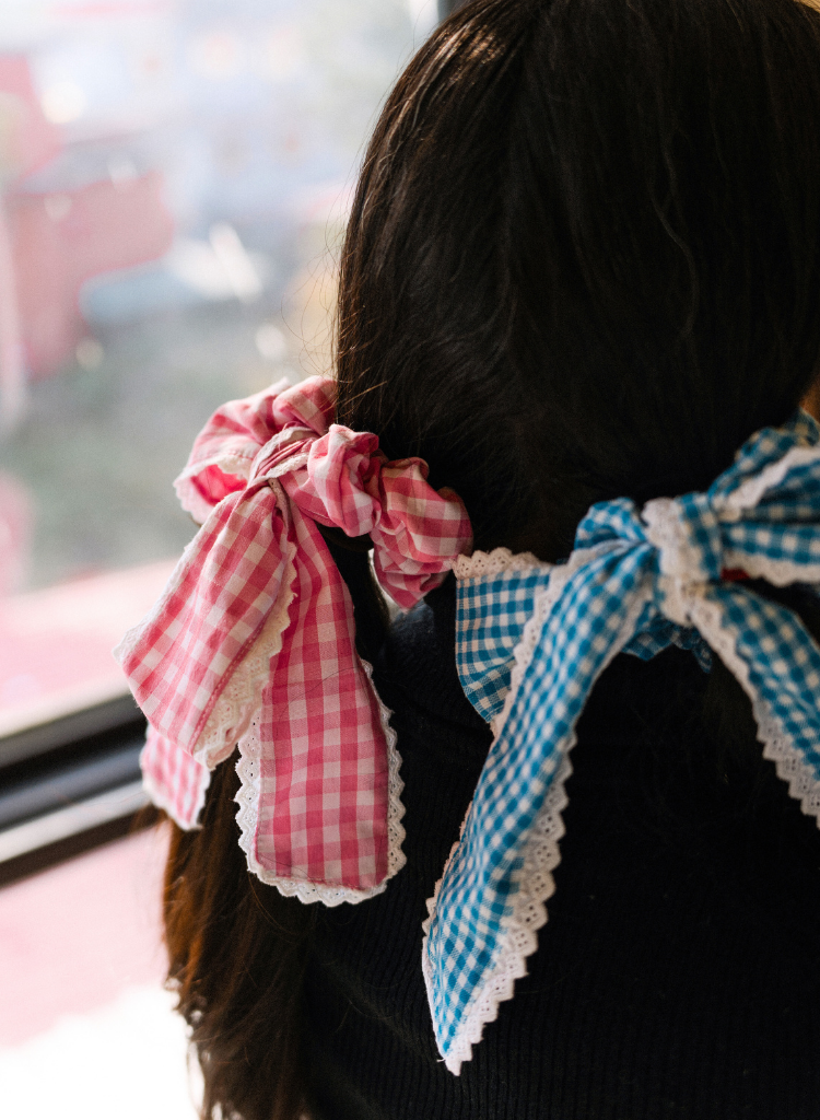 Gingham Bow Cirqlet
