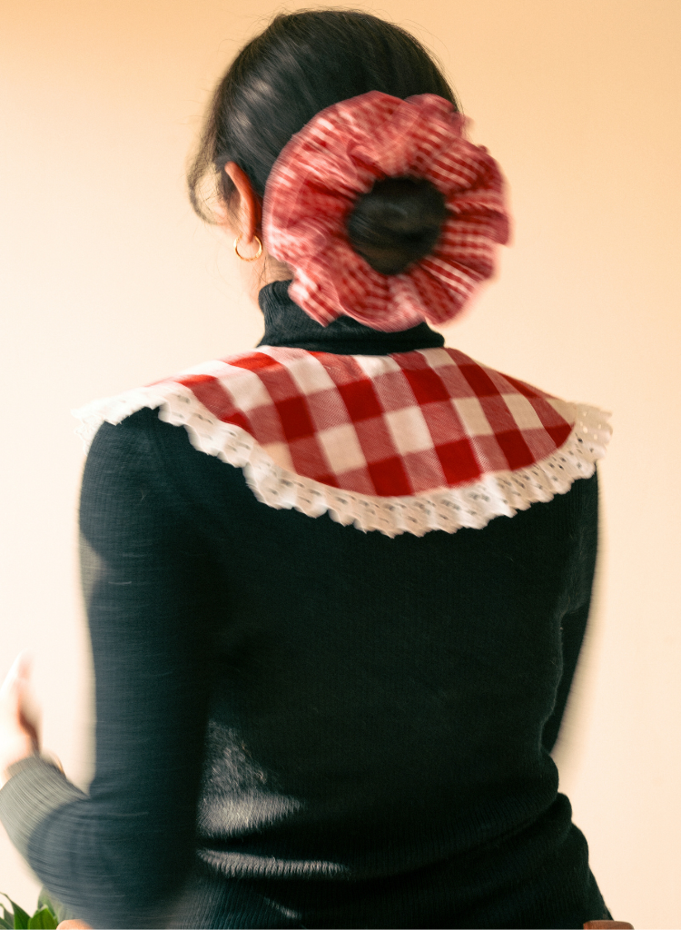 Gingham Layered Cirqlet