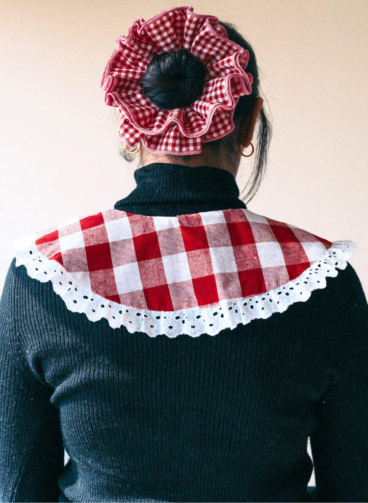 Gingham Layered Cirqlet