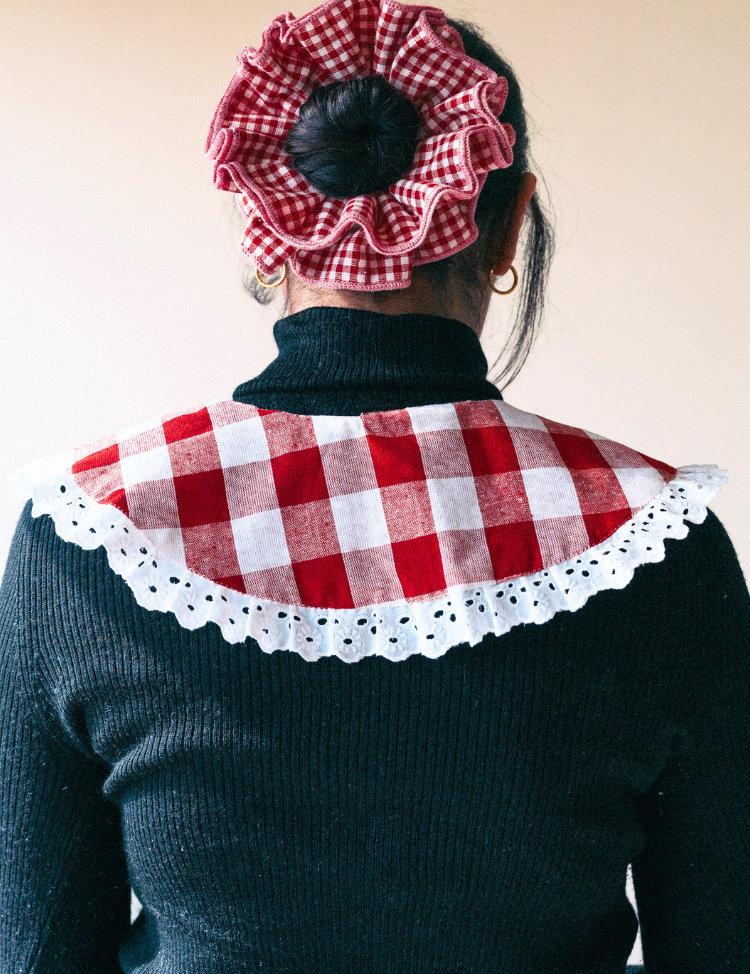 Gingham Layered Cirqlet