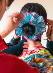 Gingham Layered Cirqlet