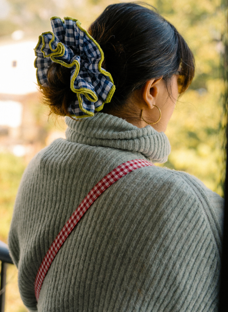 Gingham Layered Cirqlet