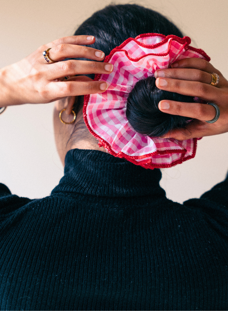 Gingham Layered Cirqlet