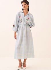 Gingham Poem Dress