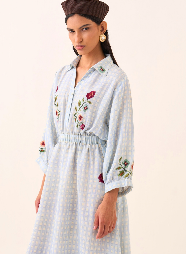 Gingham Poem Dress