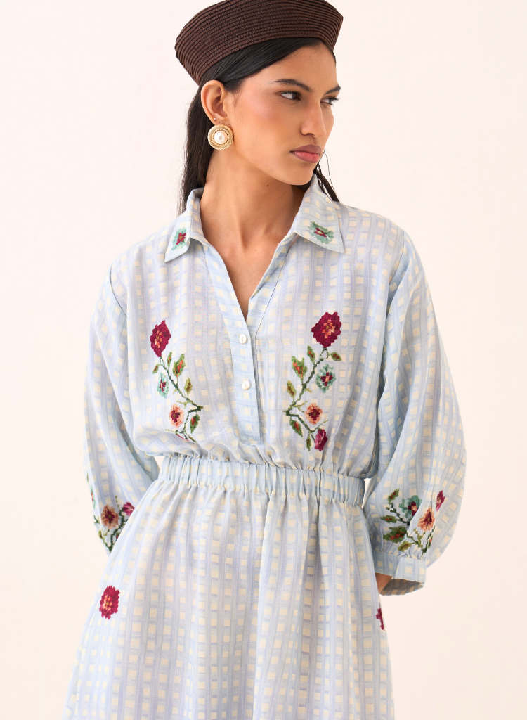 Gingham Poem Dress