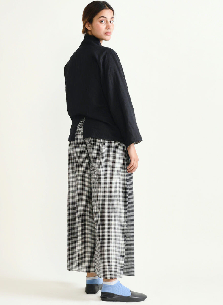 Gingham Reversible Blazer