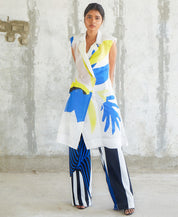 Glass Sleeveless Trench