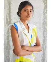 Glass Sleeveless Trench