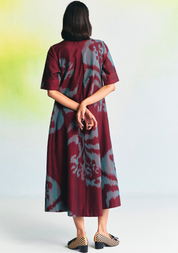 Glaze Collared Maxi Dress