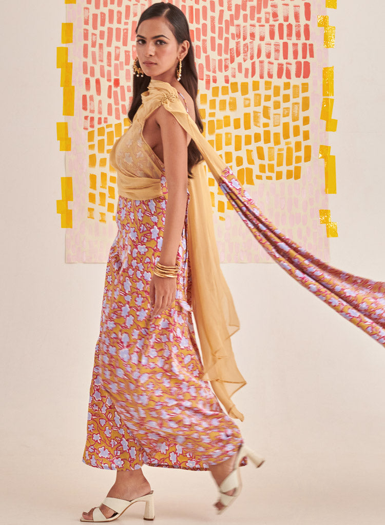 Gold Florentina Dress