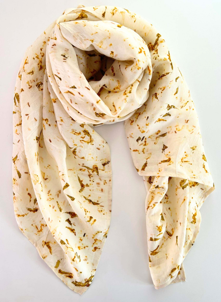 Golden Glory Silk Scarf