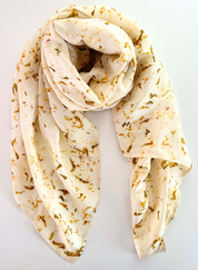 Golden Glory Silk Scarf