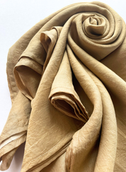 Golden Green Silk Scarf