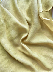 Golden Green Silk Scarf