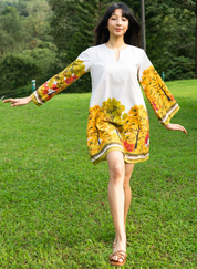 Golden Season A-line Dress