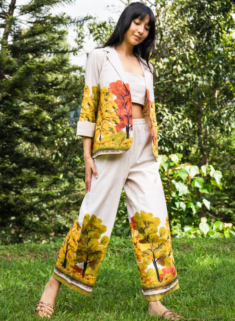 Golden Season Jacket Set