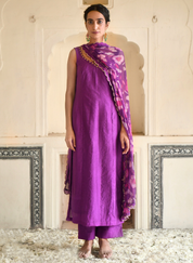 Grape Wine Kurta Set
