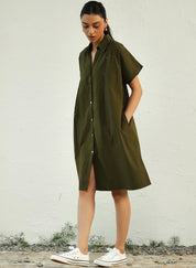 Green Backpackers Dress