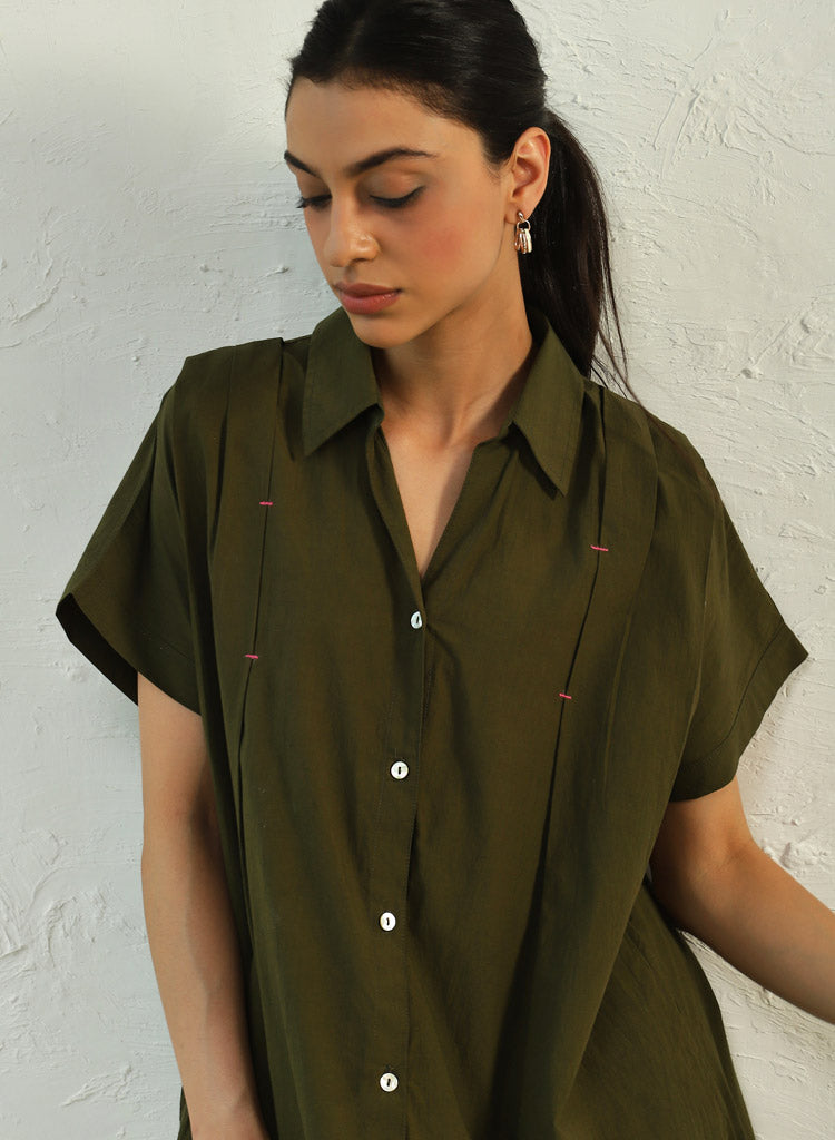 Green Backpackers Dress